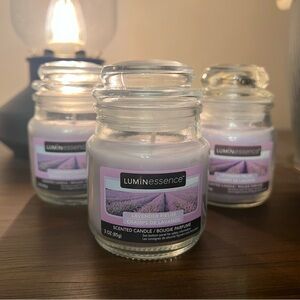 Luminessence Lavender Fields Candle Set - Soft Purple